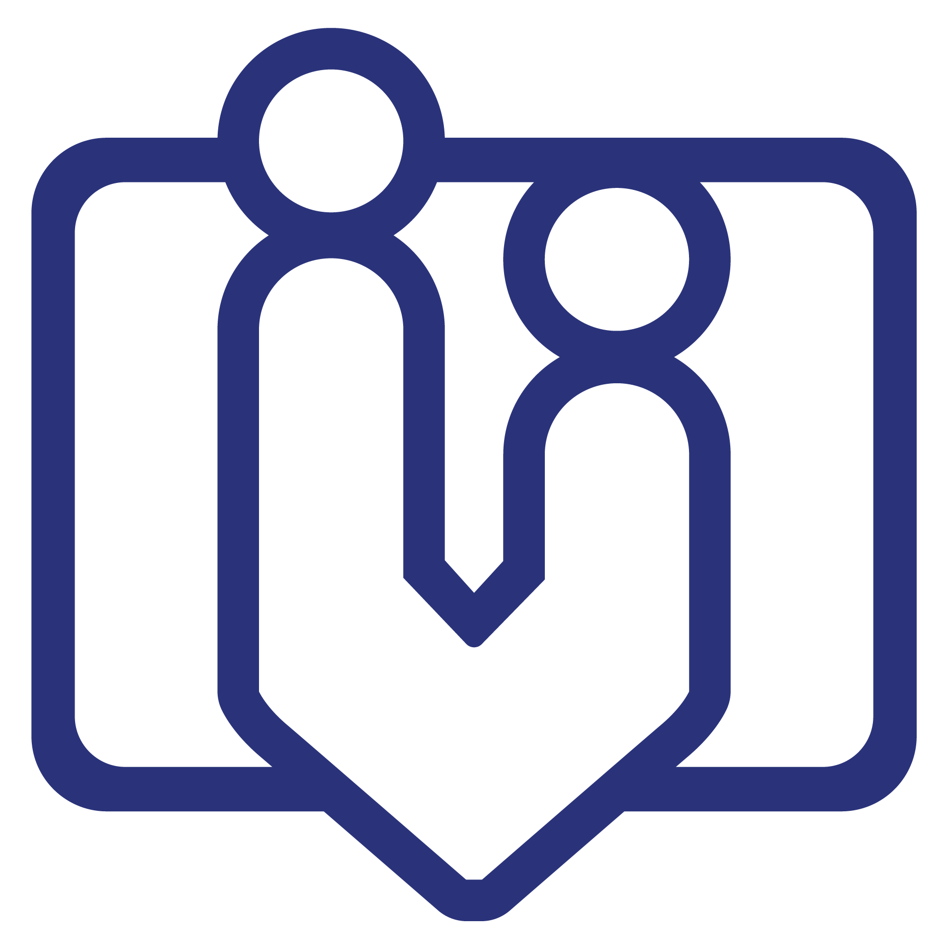 Logo AFESEO bleu vide